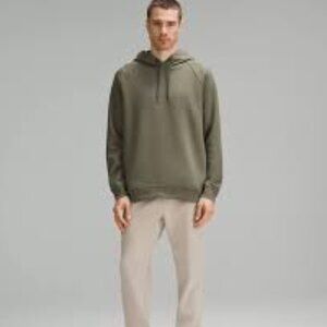 Lululemon Smooth Spacer Classic-Fit Pullover men Hoodie Colour Willow Leaf sz L